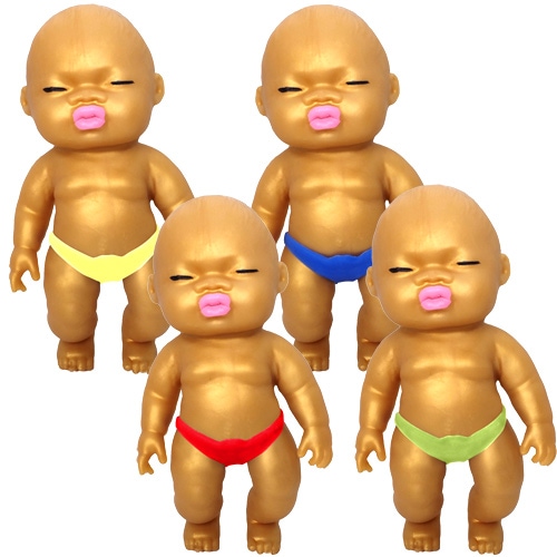 景品用玩具｜ベイビースクイーズ ゴールドの通販｜格安卸価格で販売中