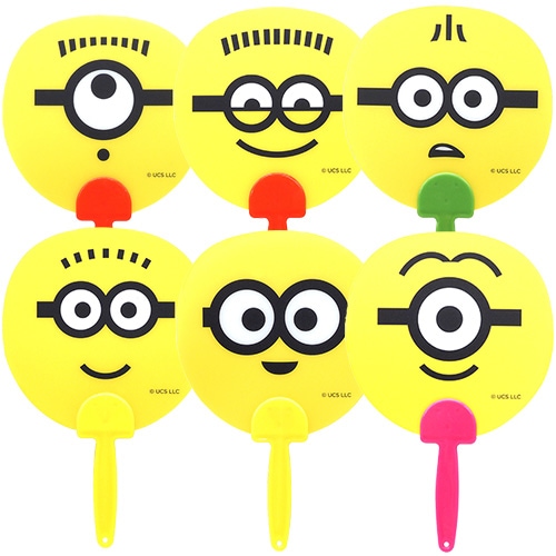 キャラクターグッズ,雑貨・玩具｜ミニオンズ 顔柄ミニうちわの通販  