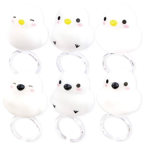 景品用玩具,卸単価50～79円｜ミニぷか シマエナガ リングの通販｜格安
