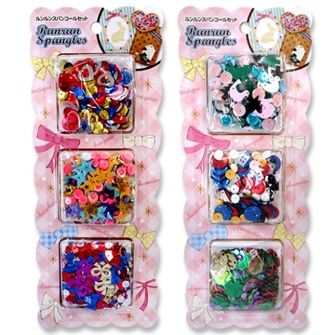 ファンシー文具・雑貨,手芸・工作｜スパンコールセット（ルンルン） B