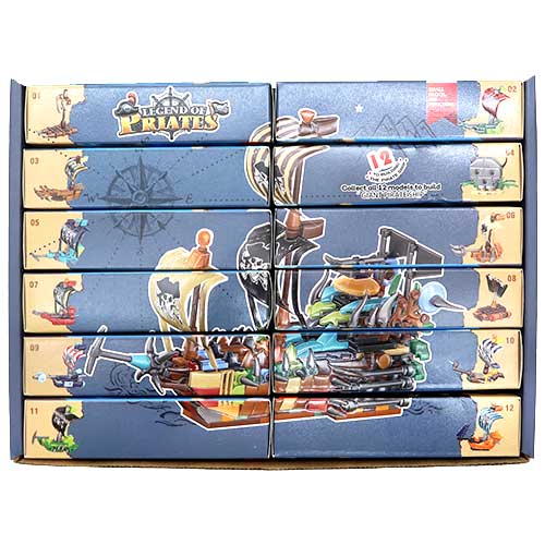 景品用玩具,卸単価80～149円｜ブロックシリーズ 海賊船12種の通販