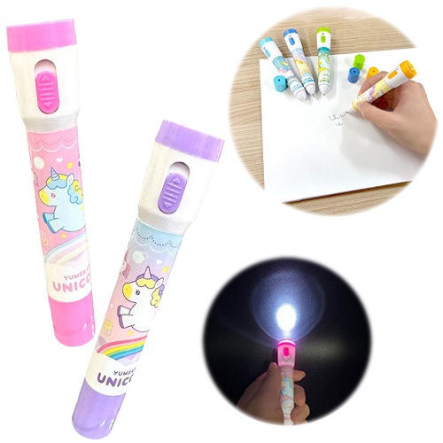 光りもの｜ゆめかわユニコーン ペンライトボールペンの通販｜格安卸