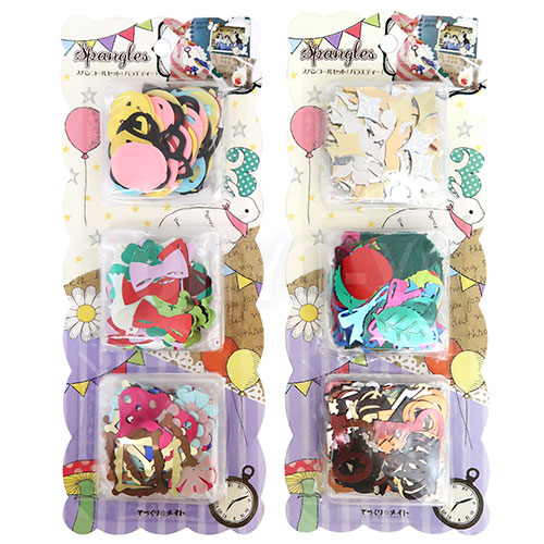 スパンコール 色々セット ファンシー文具・雑貨,手芸・工作｜スパンコールセット（バラエティ