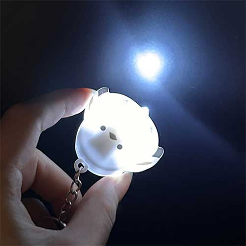 専用商品K-10088 ライトチャーム(招き猫 シマエナガ お花 蝶々) 景品用玩具,卸単価50～79円｜シマエナガ ダイカットライトキーホルダー