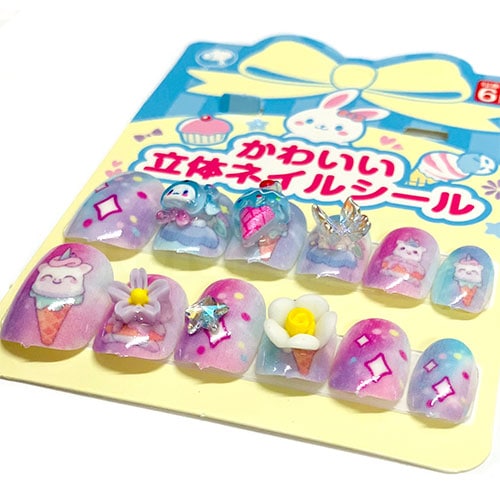 かわいい立体ネイルシール