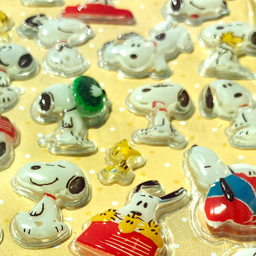 シール,単価100円以上｜3Dデコシール スヌーピーの通販｜格安卸価格
