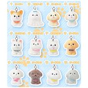 わんちゃん　ミニスクイーズバラ売り可 景品用玩具,卸単価50～79円｜ミニミニわんちゃん大集合フロッキーワン