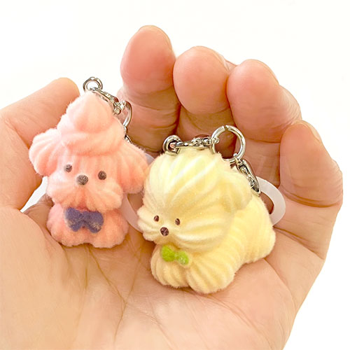 景品用玩具,卸単価50～79円｜ぽてちびホイップ犬アンブレラチャームの