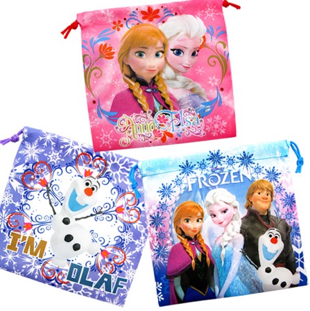 値下げ　アナと雪の女王　グッズ　布巾着　メモ帳　エッグチョコ　まとめ売り キャラクターグッズ,バッグ・財布｜アナと雪の女王 巾着の通販｜格安卸