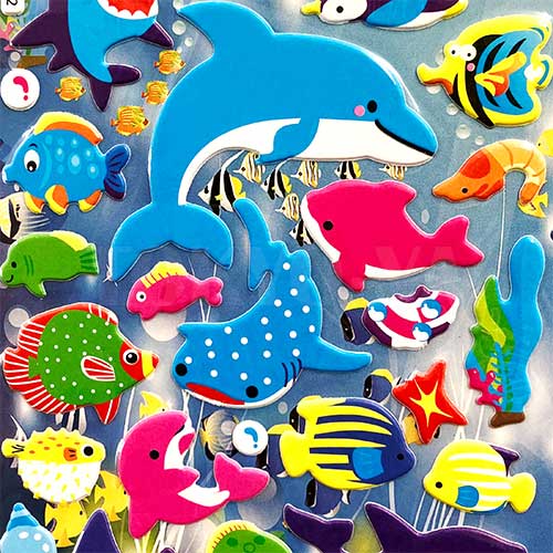 シール,単価100円未満｜水族館のおともだちシールの通販｜格安卸価格で