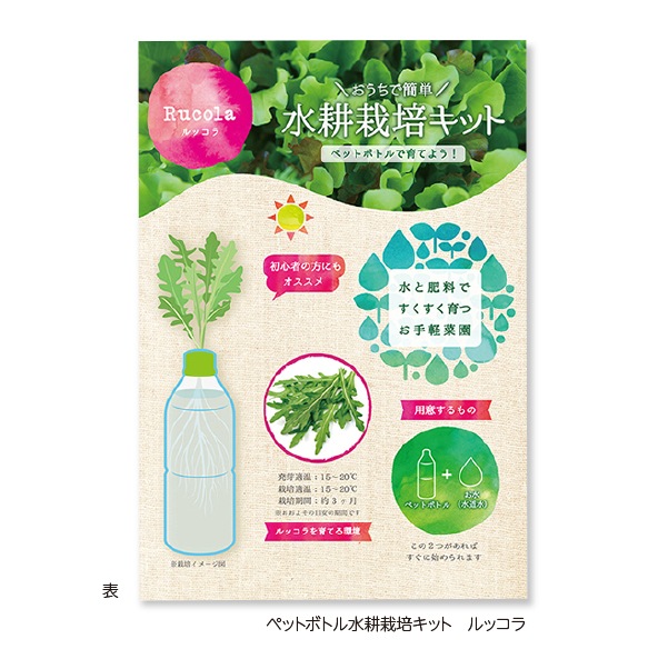ペットボトル水栽培キット