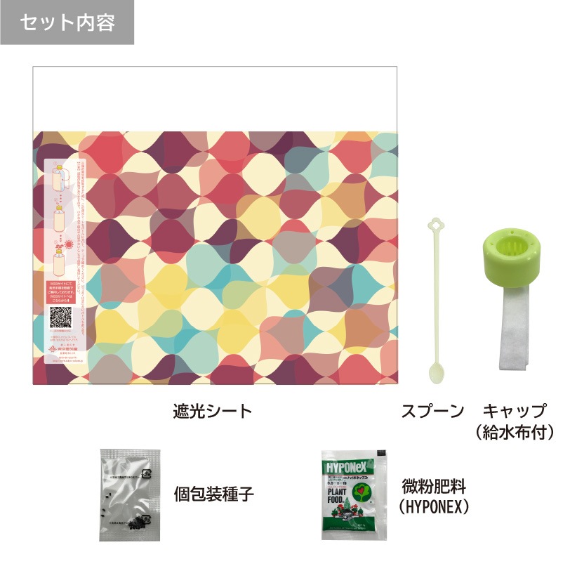 ペットボトル水栽培キット