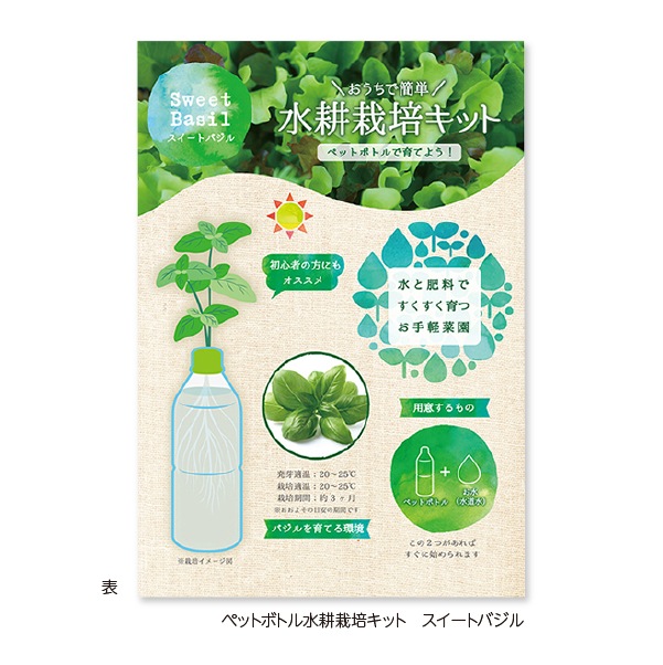 ペットボトル水栽培キット