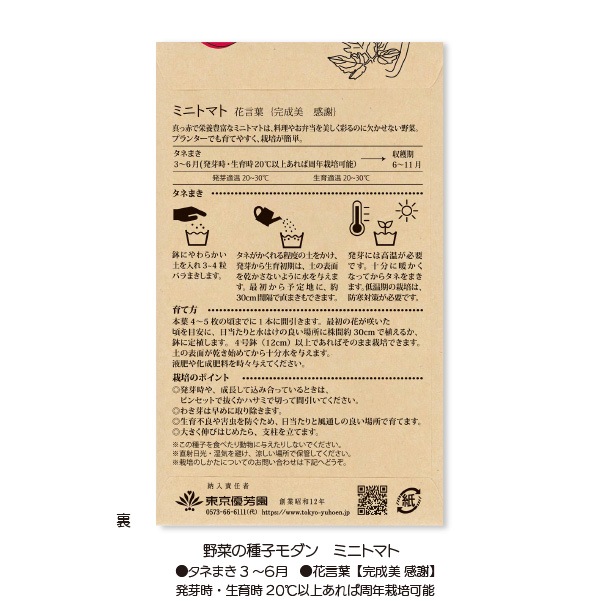 野菜の種子モダン