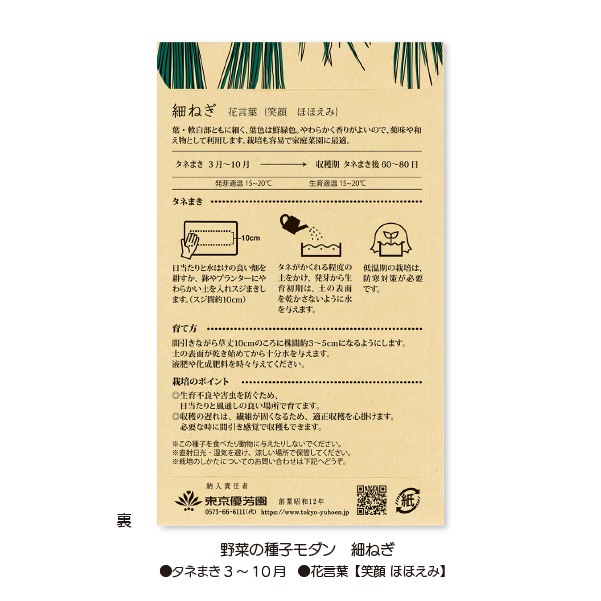 野菜の種子モダン