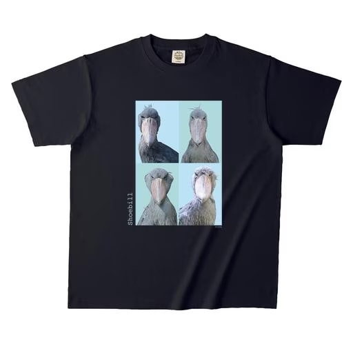 ハシビロコウ オーガニックコットンTシャツ