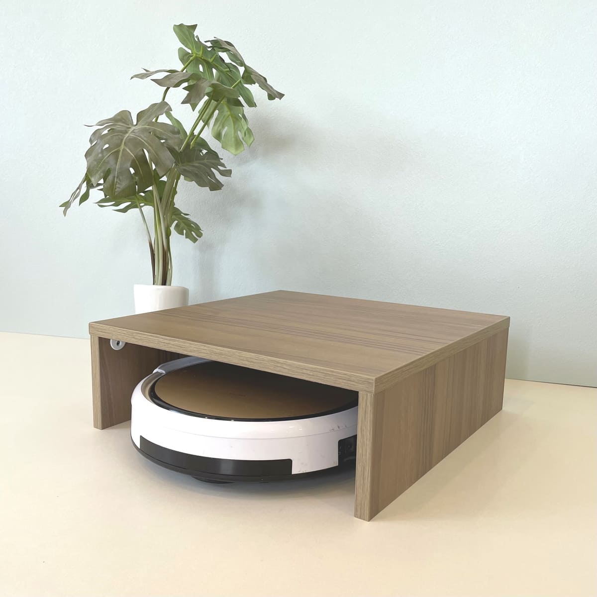 ルンバ収納・お掃除ロボット収納・奥行400×幅400×H120（mm