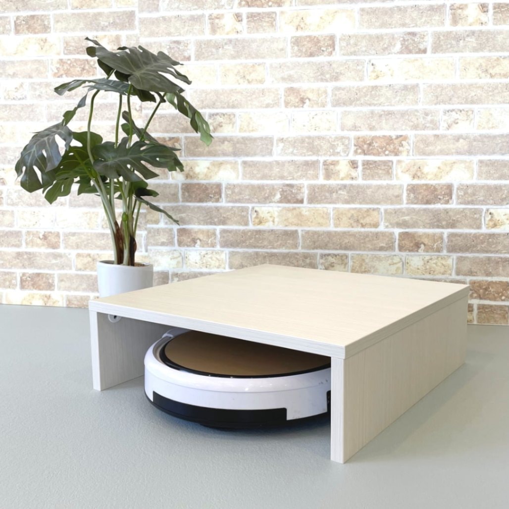 ルンバのお家 お掃除ロボット 収納 基地 グレイエムシリーズ ホワイト