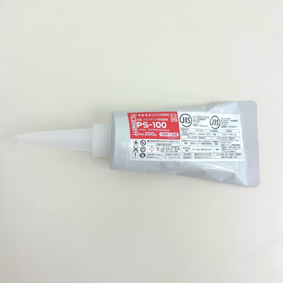 PS-100 200g 10個セット 金属・プラスチック用接着剤 タイル