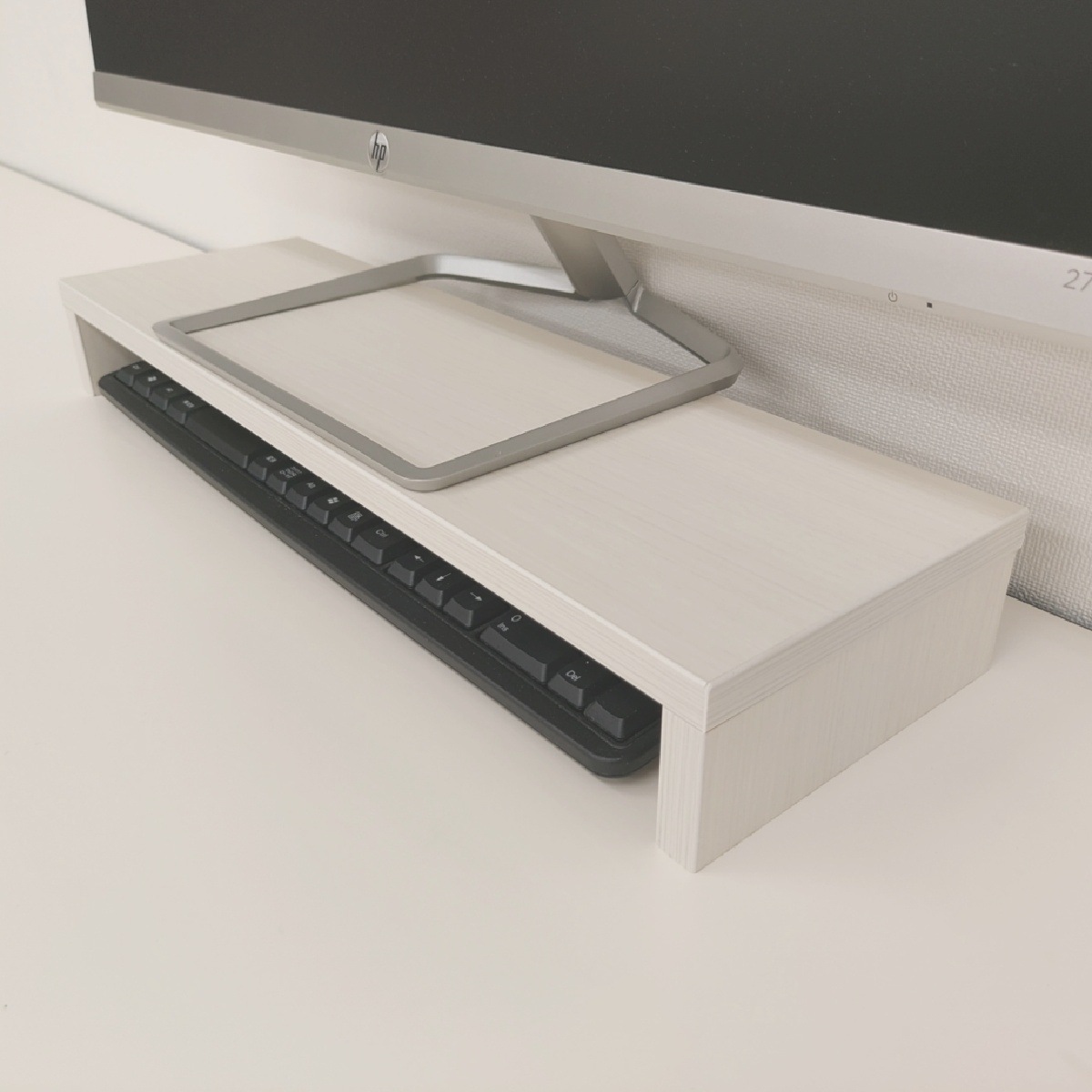 スリム・モニター台 奥行200×幅500×H65 （mm） コンパクトキーボード台