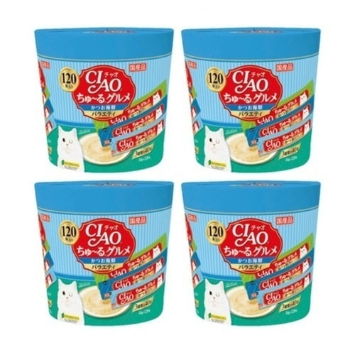 いなば チャオ CIAO ちゅ～る かつお海鮮バラエティ 3種類の味入り