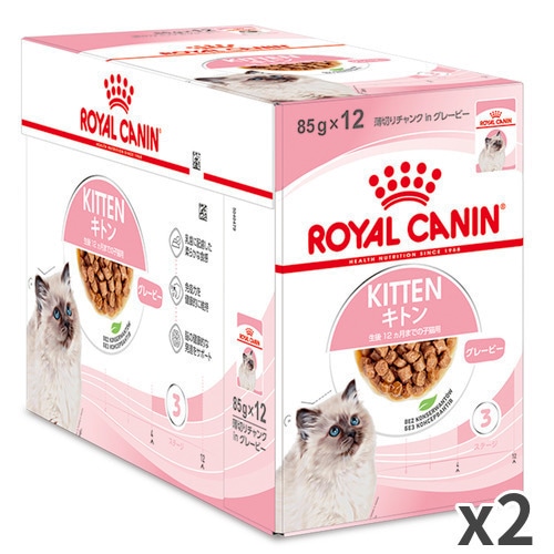CANIN キトン 薄切りチャンクinグレービー85g×12 4箱 ロイヤル