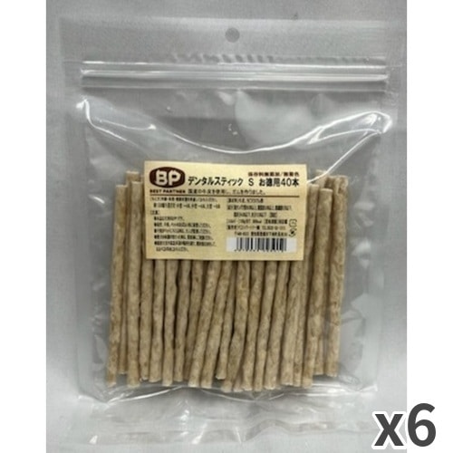 ベストパートナー デンタルスティック S お徳用 犬用 犬おやつ 40本 ×6