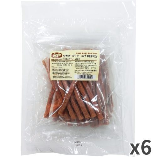 ベストパートナー こだわりビーフジャーキーお徳用 犬用 犬おやつ 300g