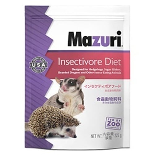 Mazuri食虫動物用（インセクティボア）フード（5Ｍ6C）ハリネズミフード マズリ インセクティボア [5M6C-S] 225g | 小動物,フード,モモンガ