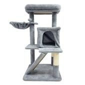 トムキャット キャットタワー 爪とぎ付 猫用 グレー | 猫用品,キャット