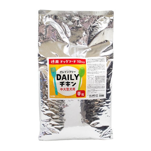ニチドウ Dr.PRO DAILY グレインフリー チキン 平粒 中大型犬用 成犬用