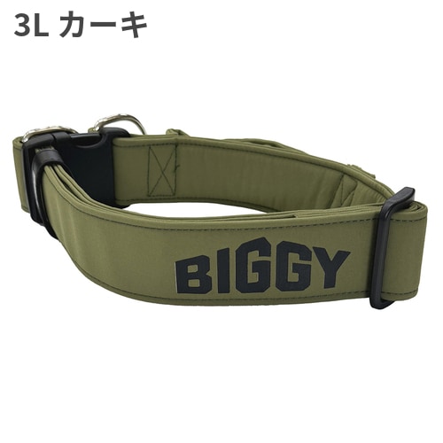 カワノ産業 BIGGY ハンドルワンタッチカラー 犬用 3L カーキ | 犬用品