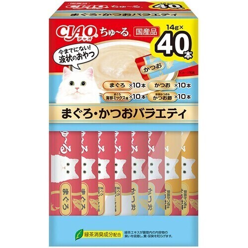 いなば チャオ CIAO ちゅ〜る まぐろ・かつおバラエティ スティック 猫