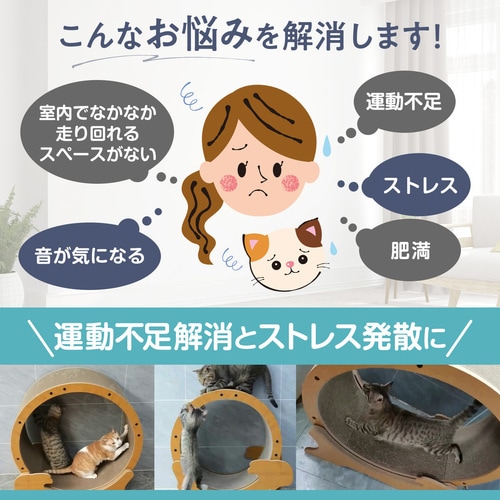 ペットプロジャパン HappyDays キャットランニングマシン M 猫用 | 猫