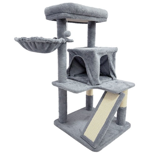 トムキャット キャットタワー 猫用 グレー | 猫用品,キャットタワー