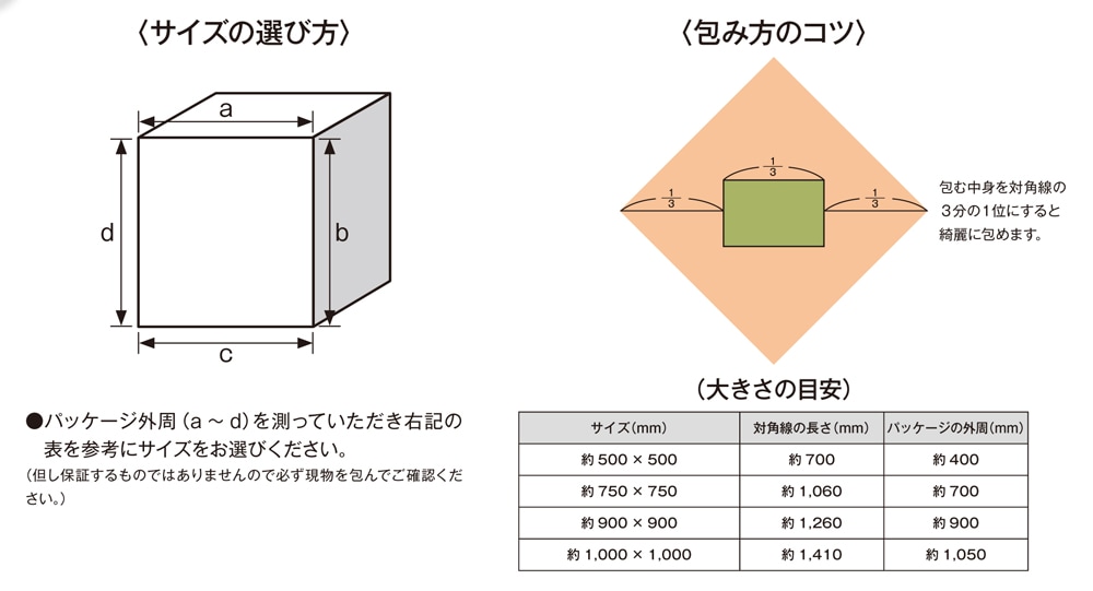 不織布シート（風呂敷）アラカルト『かすみ』500x500（1セット：500枚