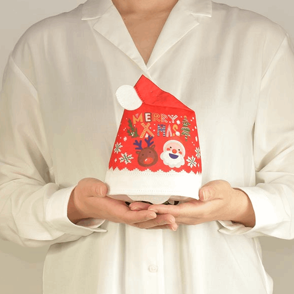 サンタ帽子 XMASニット FP（1セット20枚入～） | 不織布製品,不織布製