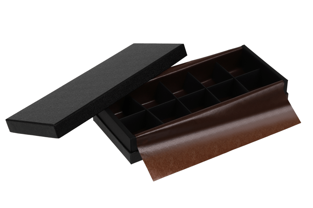 チョコ箱 コンビA （10仕切）【1セット100個入】 | チョコレート用