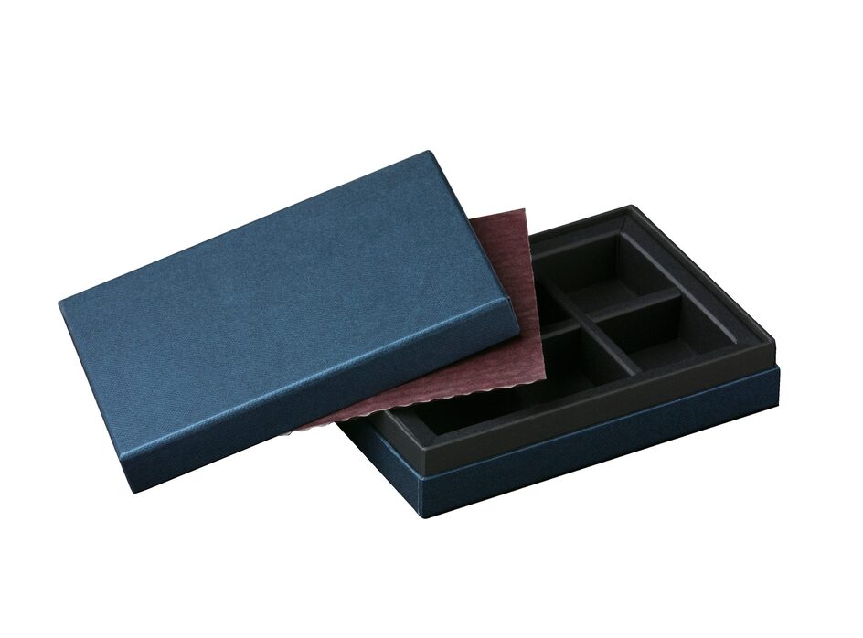 チョコ用ギフト箱 コンビB ボンボン【6仕切】 （1セット200個入