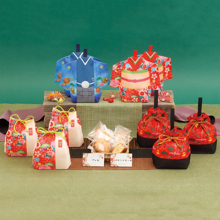 信玄袋 みやび柄FP（1セット20枚入～） | 不織布製品,不織布製季節商品