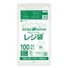 レジ袋 厚手タイプ 西日本30号  ブロック有 乳白 0.014mm厚（100枚×80冊）|厚手タイプ　乳白　ブロック有|レジ袋