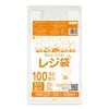 レジ袋 厚手タイプ 西日本35号  ブロック有 乳白 0.016mm厚（100枚×50冊）|厚手タイプ　乳白　ブロック有|レジ袋