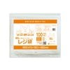 レジ袋 厚手タイプ 西日本60号 ブロック有 乳白 0.023mm厚（100枚×10冊）|厚手タイプ　乳白　ブロック有|レジ袋