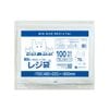 レジ袋 厚手タイプ 西日本70号  ブロック有 乳白 0.024mm厚（100枚×10冊）|厚手タイプ　乳白　ブロック有|レジ袋