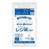 レジ袋 薄手タイプ 西日本40号  ブロック有 乳白 0.013mm厚（100枚×40冊）|薄手タイプ　乳白　ブロック有|レジ袋