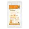 バイオマスプラスチック25％配合 レジ袋 薄手タイプ 西日本35号  ブロック有 乳白 0.011mm厚（100枚×60冊）|バイオプラ25%配合　薄手タイプ　乳白　ブロック有|レジ袋