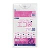 ごみ袋 20リットル 半透明  0.015mm厚（10枚×100冊）|ごみ袋（ポリ袋）|ポリ袋