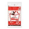 ごみ袋 45リットル 乳白半透明  0.020mm厚（10枚×80冊）|ごみ袋（ポリ袋）|ポリ袋