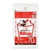 ごみ袋 70リットル 乳白半透明  0.020mm厚（10枚×60冊）|ごみ袋（ポリ袋）|ポリ袋