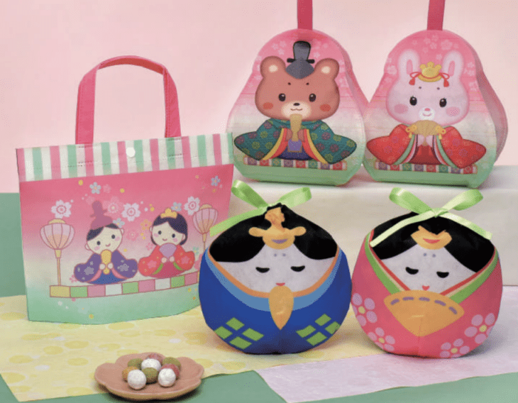 シンプルトート ミニ ひなまつり柄FP（1セット20枚入～） | 不織布